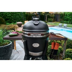 Keramikgrill Monolith Avantgarde.66 (LeChef), Schwarz