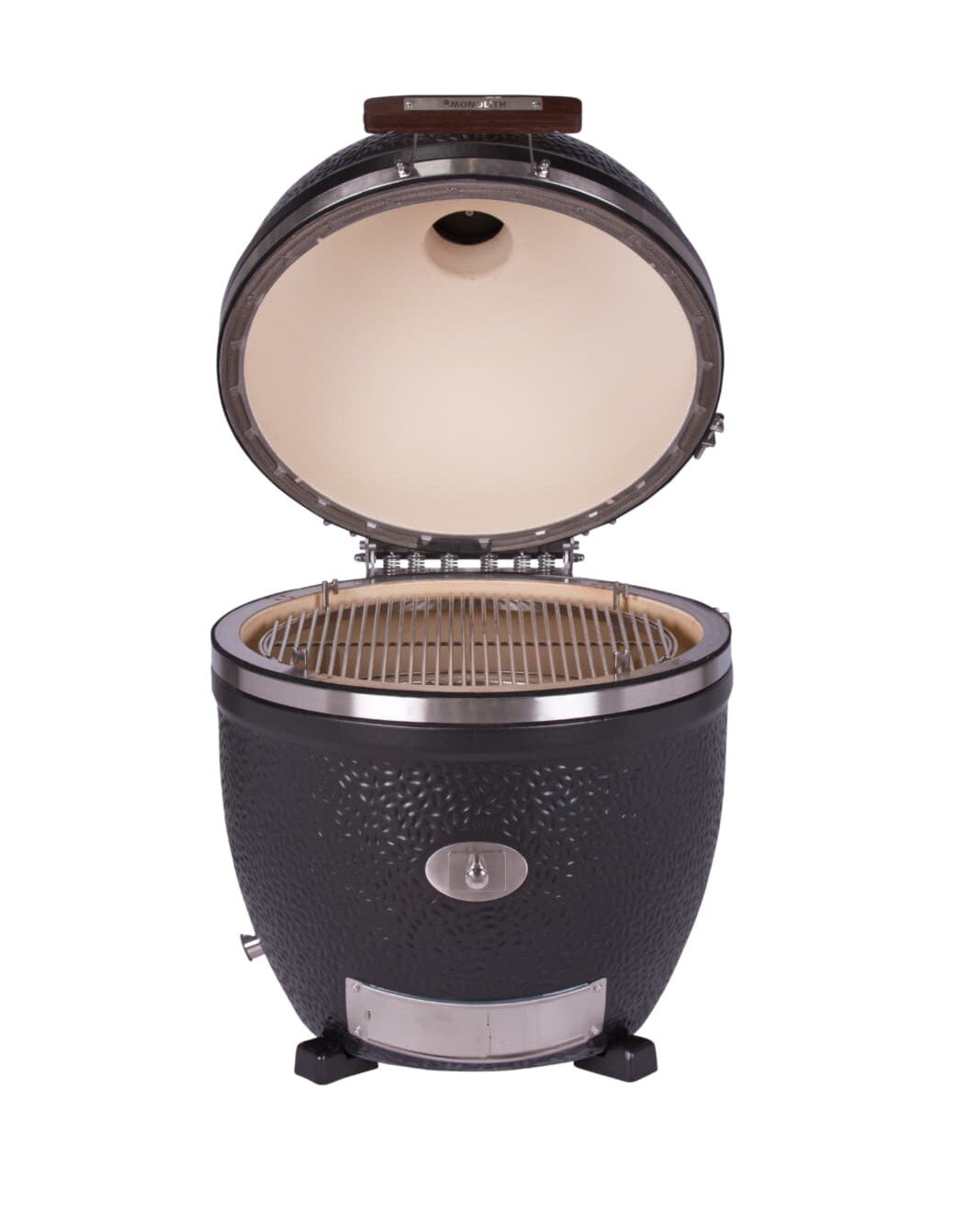 Keramikgrill Monolith Avantgarde.66 (LeChef), Schwarz