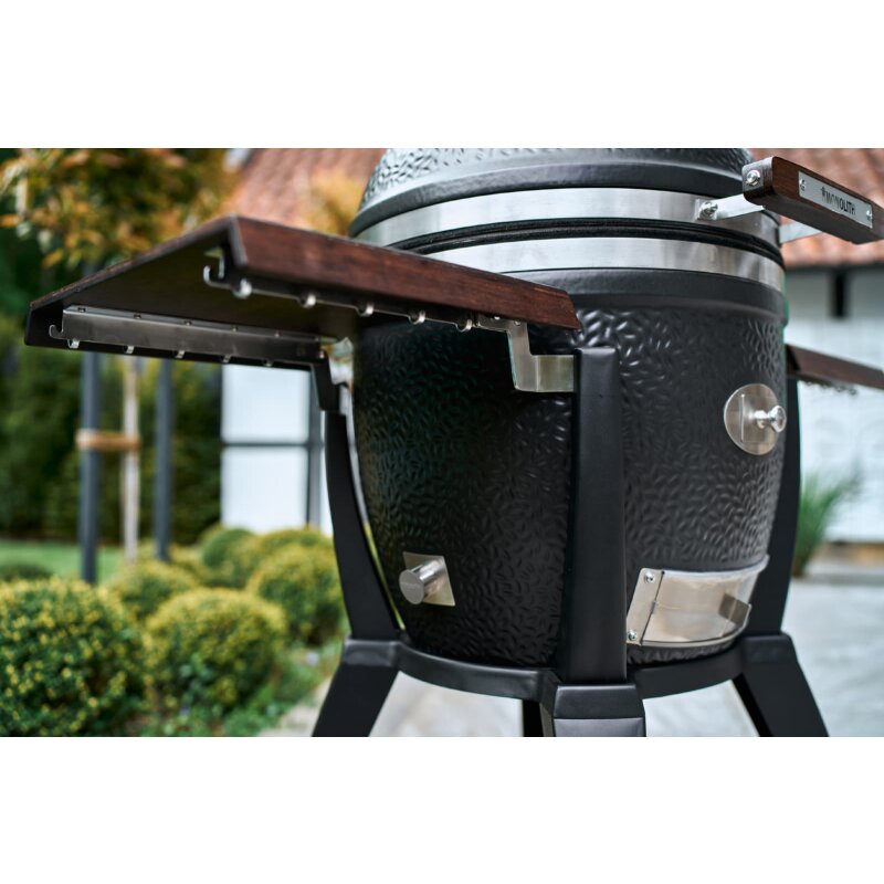 Monolith Gestell mit Seitentische für Avantgarde.66 (LeChef), Schwarz