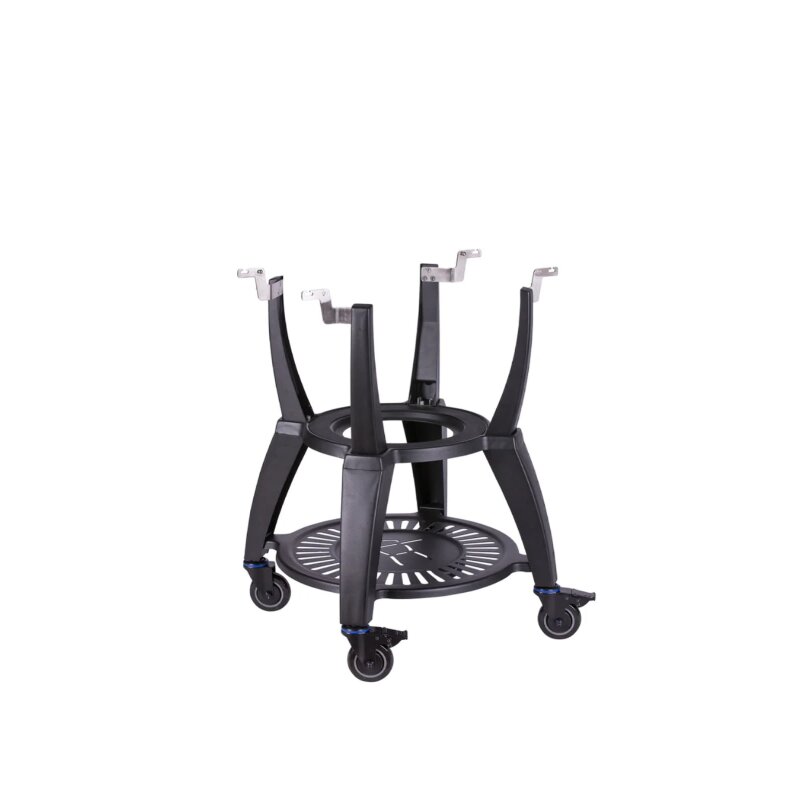 Monolith Gestell mit Seitentische für Avantgarde.66 (LeChef), Schwarz