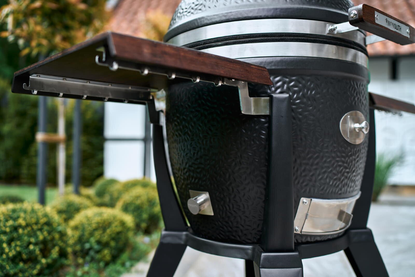 Monolith Gestell mit Seitentische für Avantgarde.66 (LeChef), Schwarz