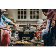 Keramikgrill Monolith Icon Starterset, Schwarz