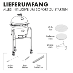 Keramikgrill Monolith Icon Starterset, Schwarz