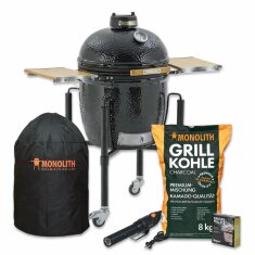 Keramikgrill Monolith One.55 (Classic), Starter- Set, Schwarz