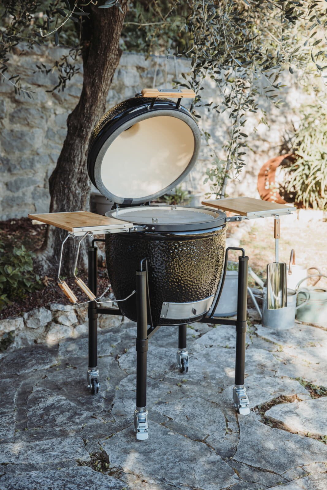 Keramikgrill Monolith One.55 (Classic), Starter- Set, Schwarz