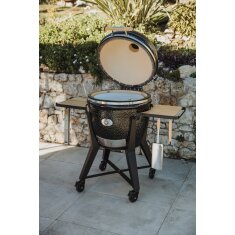 Keramikgrill Monolith Two.66 (LeChef) Starterset, Schwarz