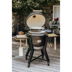 Keramikgrill Monolith Two.66 (LeChef) Starterset, Schwarz