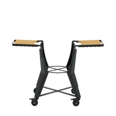 Keramikgrill Monolith Two.66 (LeChef) Starterset, Schwarz