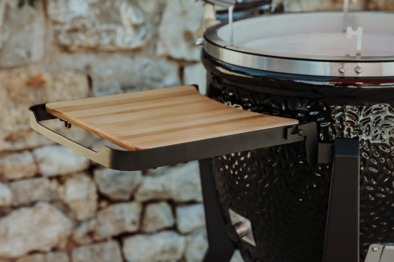 Keramikgrill Monolith Two.66 (LeChef) Starterset, Schwarz