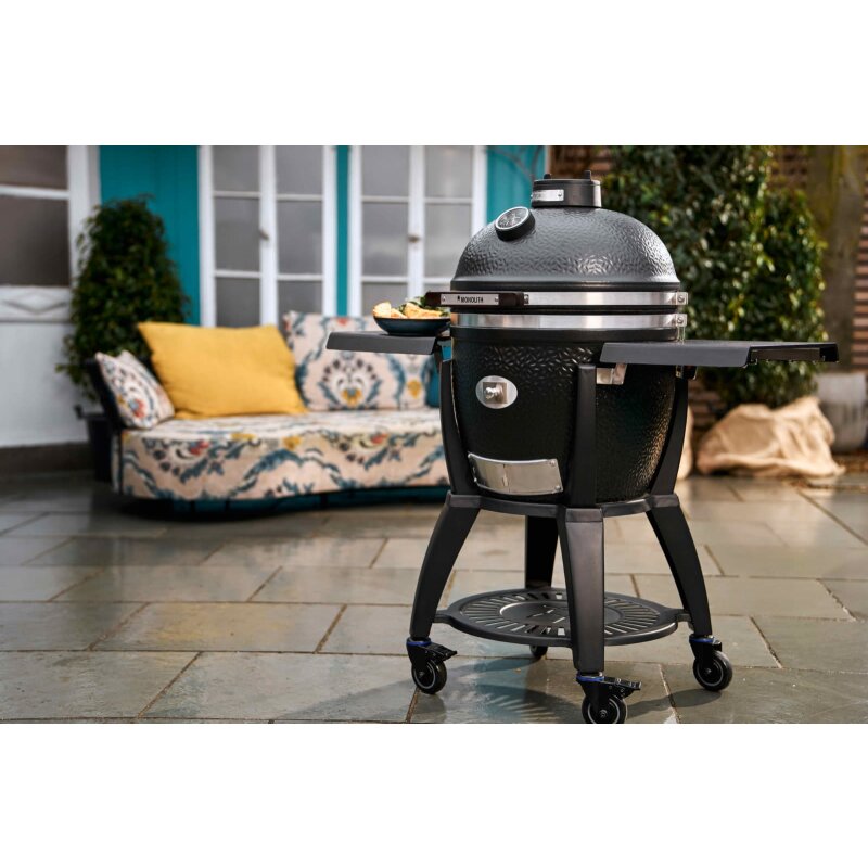 Keramikgrill Monolith Avantgarde.55 (Classic), Schwarz - Starterset