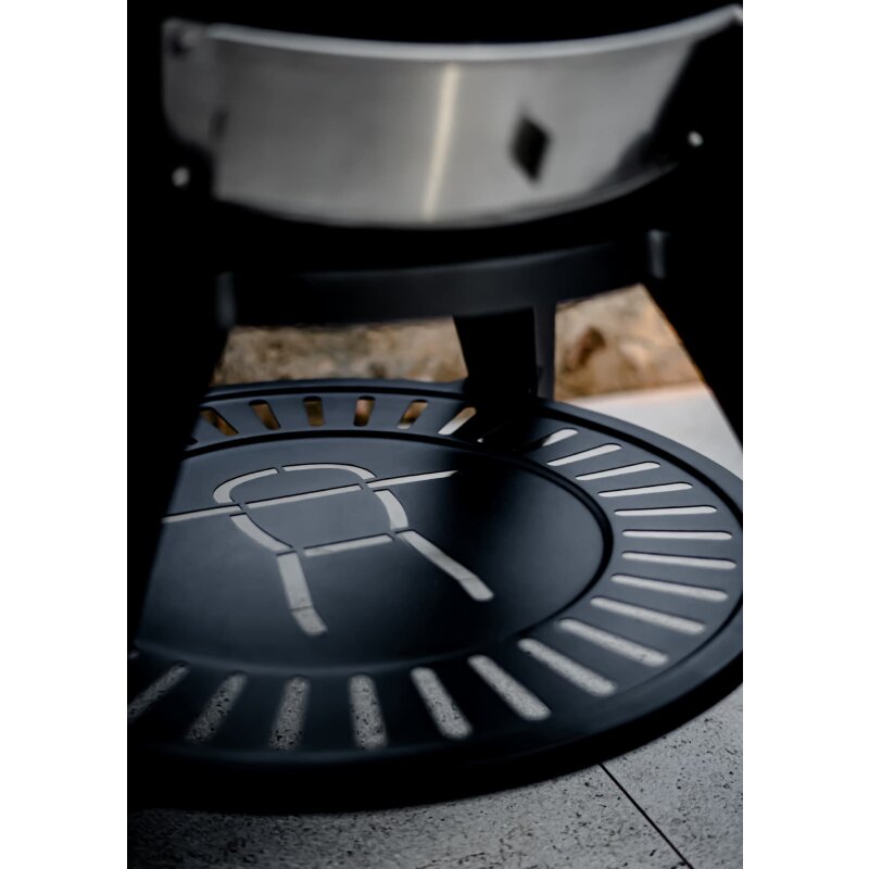 Keramikgrill Monolith Avantgarde.55 (Classic), Schwarz - Starterset