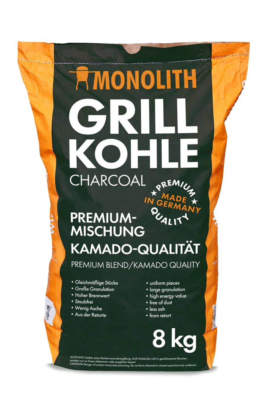 Keramikgrill Monolith Avantgarde.55 (Classic), Schwarz - Starterset