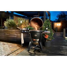 Keramikgrill Monolith Avantgarde.66 (LeChef), Schwarz - Starterset