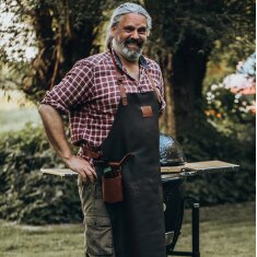 Monolith Lederschürze, Größe L