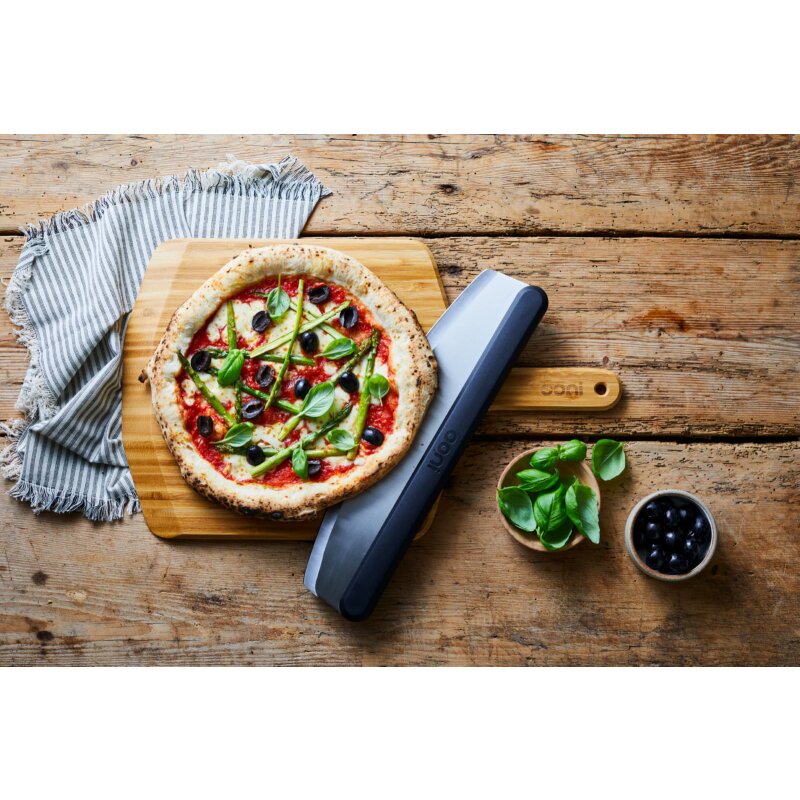 Ooni Pizzaschieber und Servierbrett aus Bambus - 35 cm