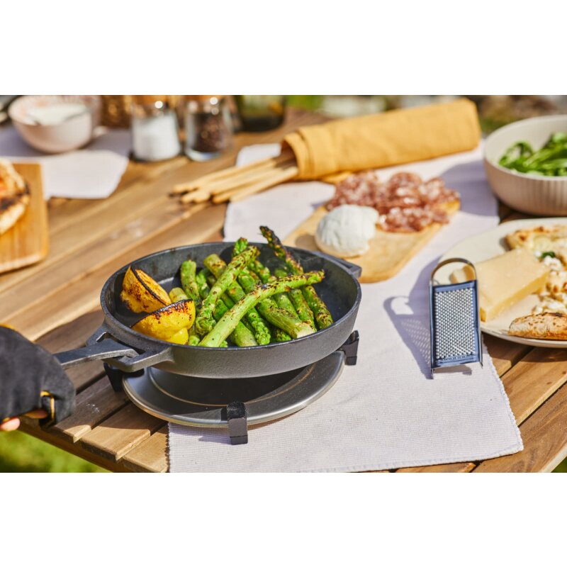 Ooni runde Gusseisenpfanne