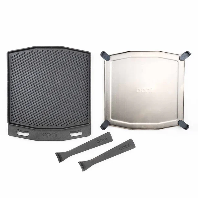 Ooni doppelseitige Grillpfanne aus Gusseisen