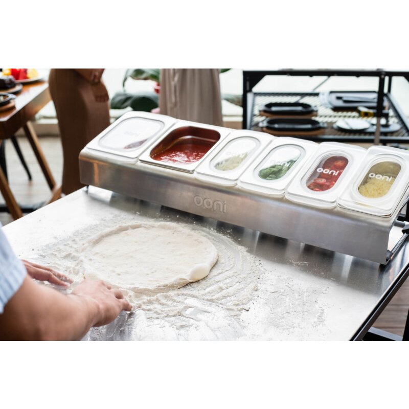 Ooni Pizza - Zutaten- Station inkl. Behälter