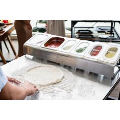 Ooni Pizza - Zutaten- Station inkl. Beh&auml;lter