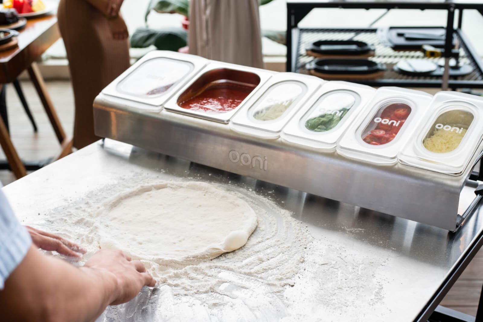 Ooni Pizza - Zutaten- Station inkl. Behälter