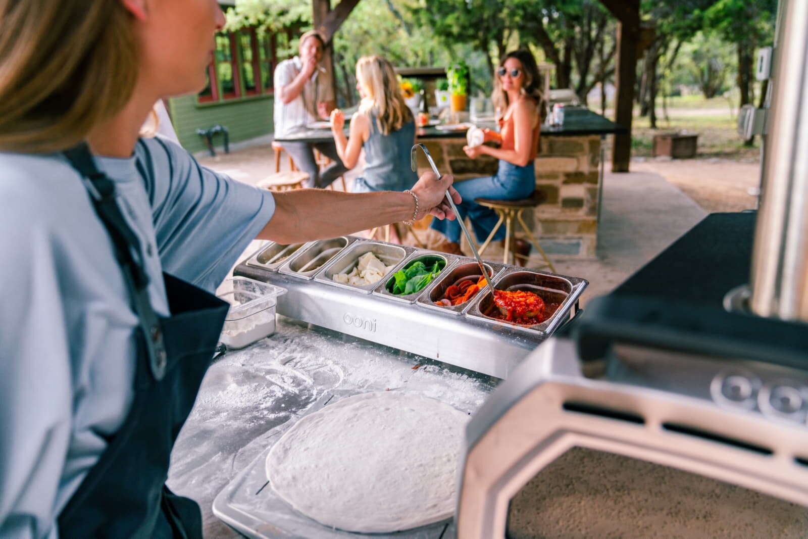 Ooni Pizza - Zutaten- Station inkl. Behälter