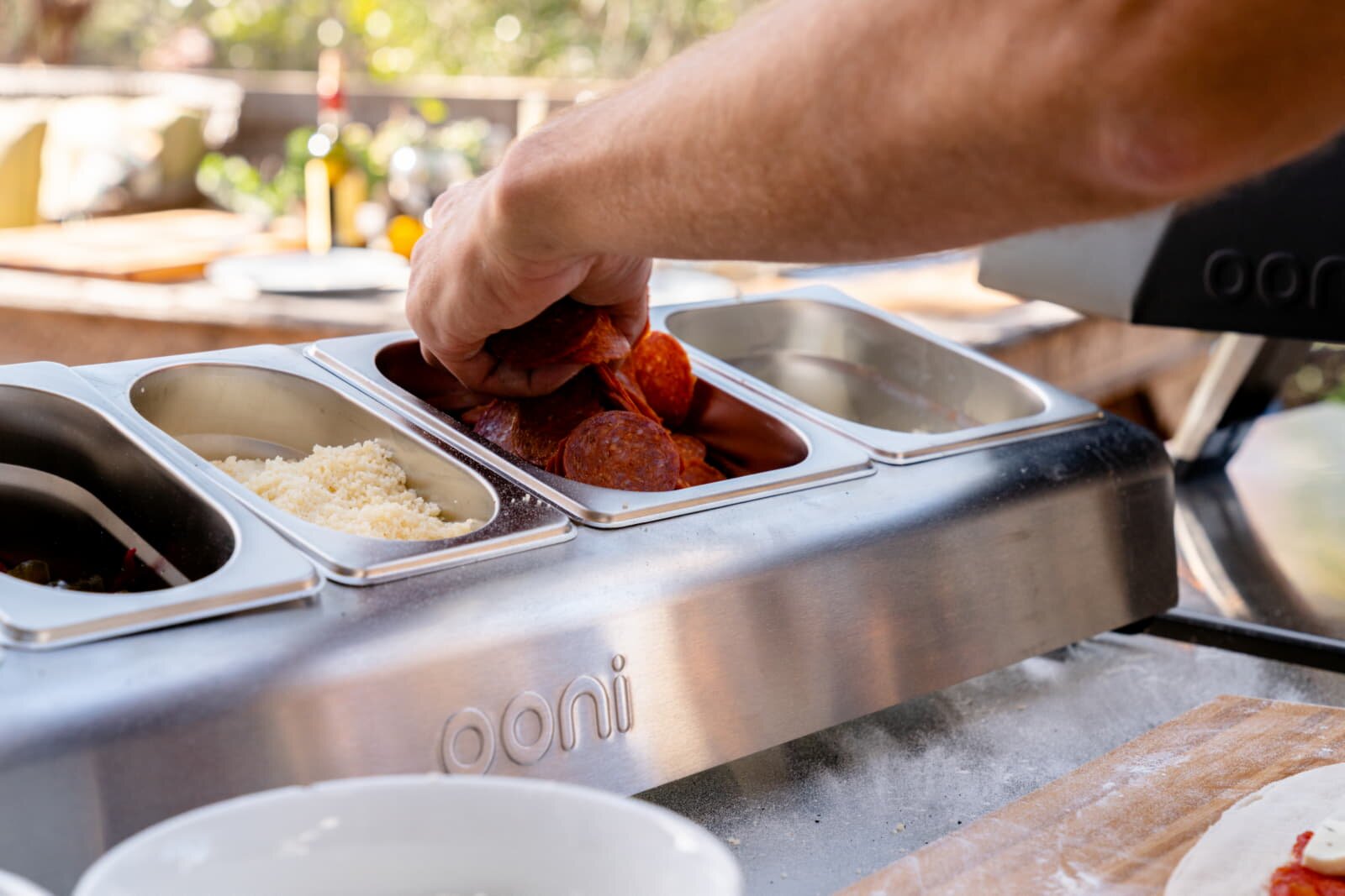 Ooni Pizza - Zutaten- Station inkl. Behälter