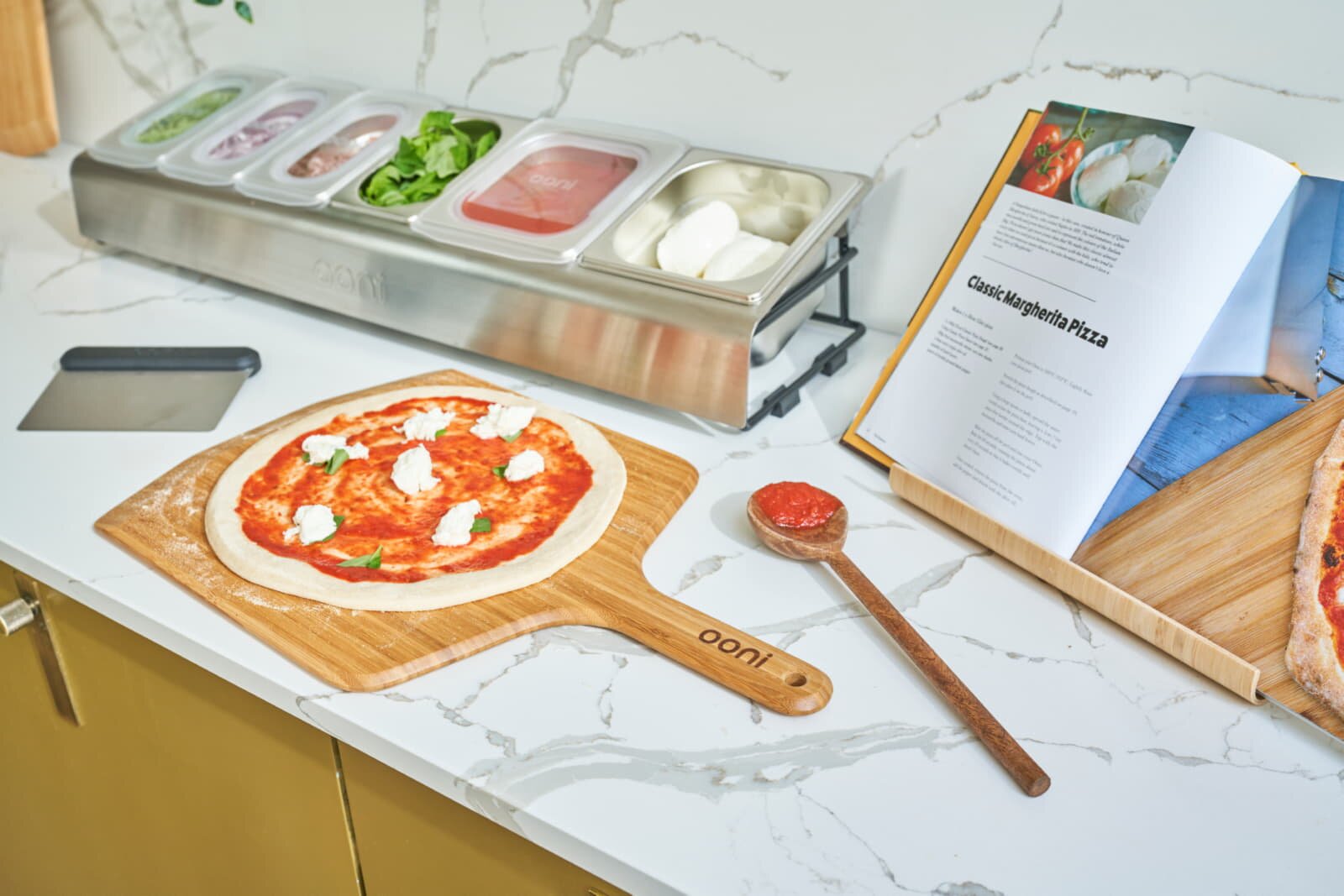 Ooni Pizza - Zutaten- Station inkl. Behälter