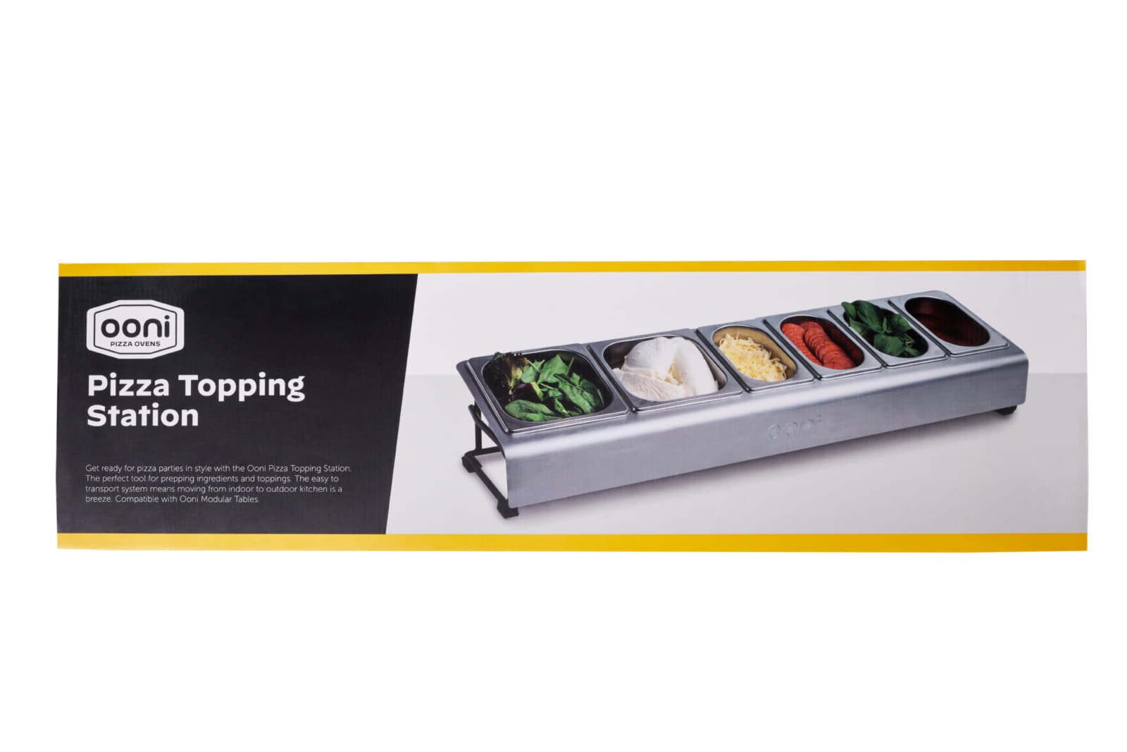 Ooni Pizza - Zutaten- Station inkl. Behälter
