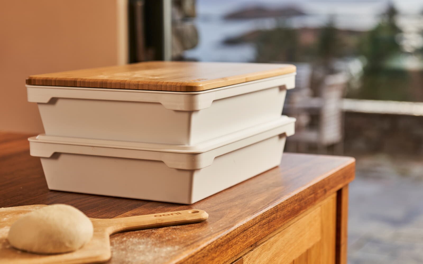 Ooni 2 Pizzateigboxen mit Deckel