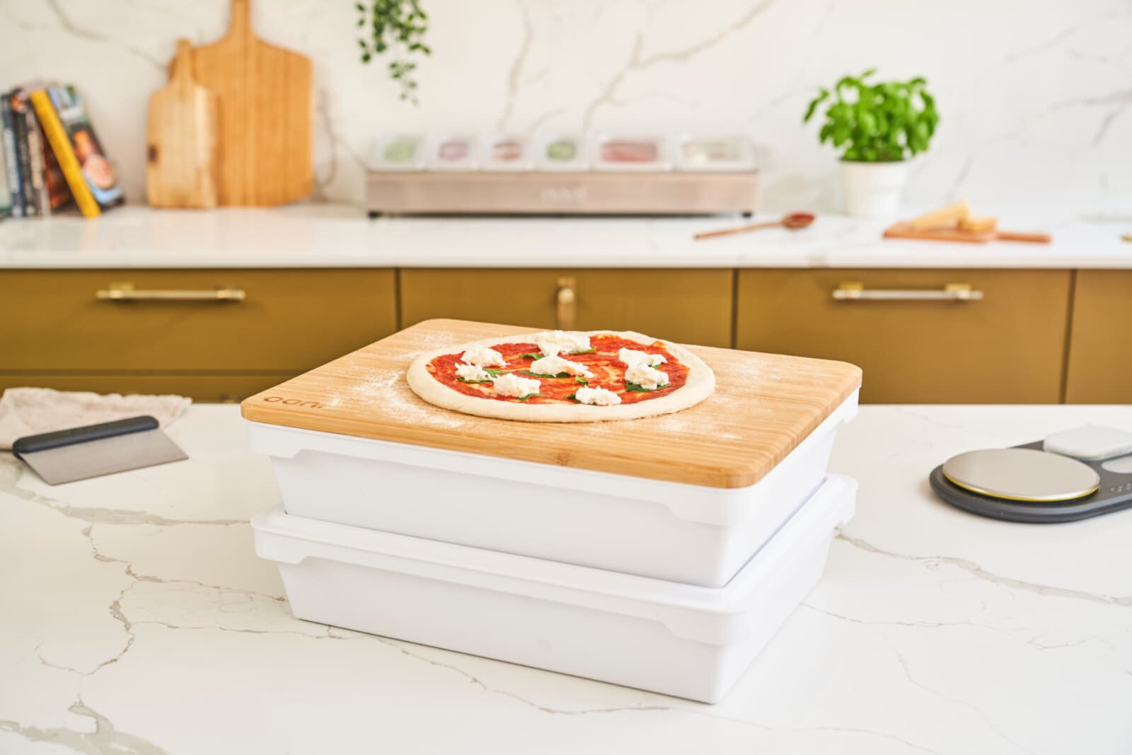 Ooni 2 Pizzateigboxen mit Deckel