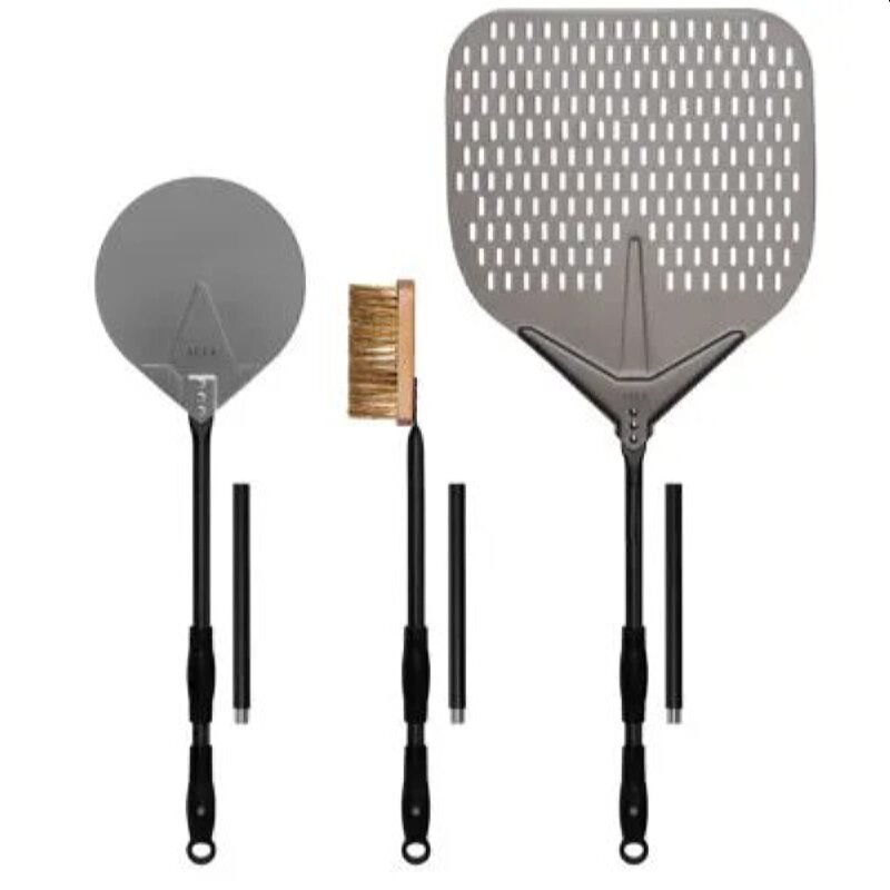 Alfa Forni - 3 teiliges Pizza Zubehör Set XL - Ø 40 cm - AC-SETPALE-XL