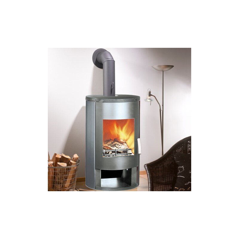 Kaminofen Wamsler Roton KF 101-81 - 8 kW - Stahl gussgrau