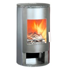 Kaminofen Wamsler Roton KF 101-81 - 8 kW - Stahl gussgrau