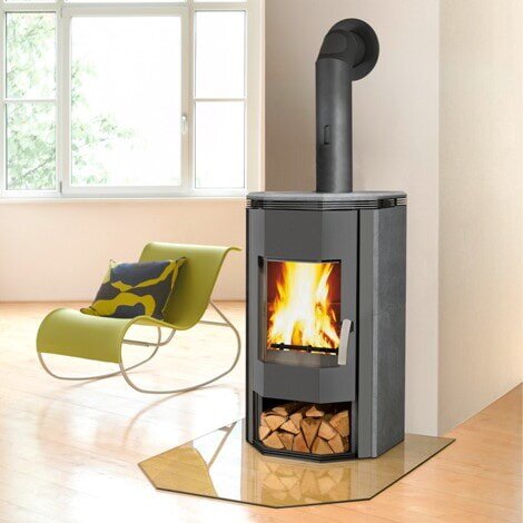 Kaminofen Wamsler Ugnis KF101-83 - 8 kW - Naturstein Grau