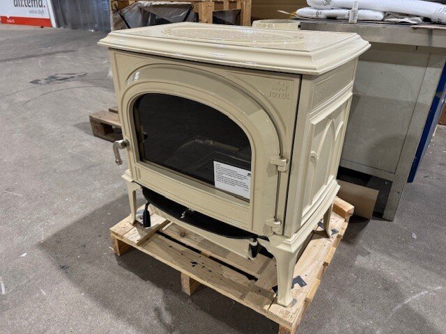 Kaminofen Gussofen Jotul F 500 ECO SE - 8,8 kW - Elfenbein - B-Ware