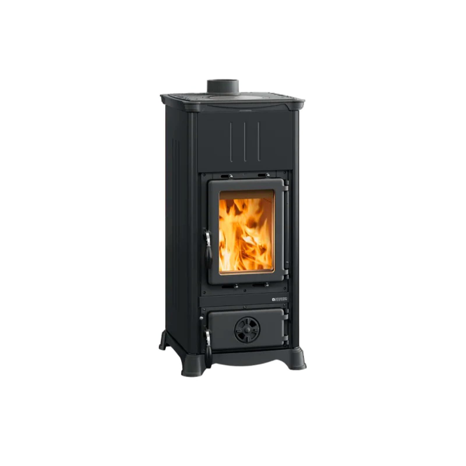 Kaminofen La Nordica Emiliana 165 Steel - 6,5 kW - Anthrazit Schwarz