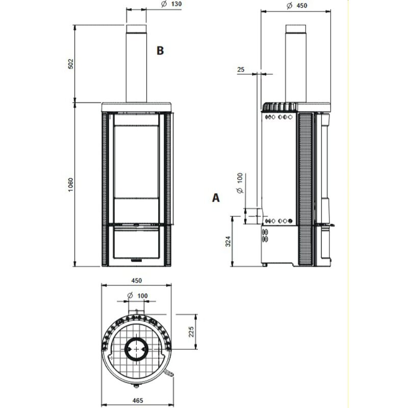Kaminofen La Nordica Marlena 16 - 7,5 kW