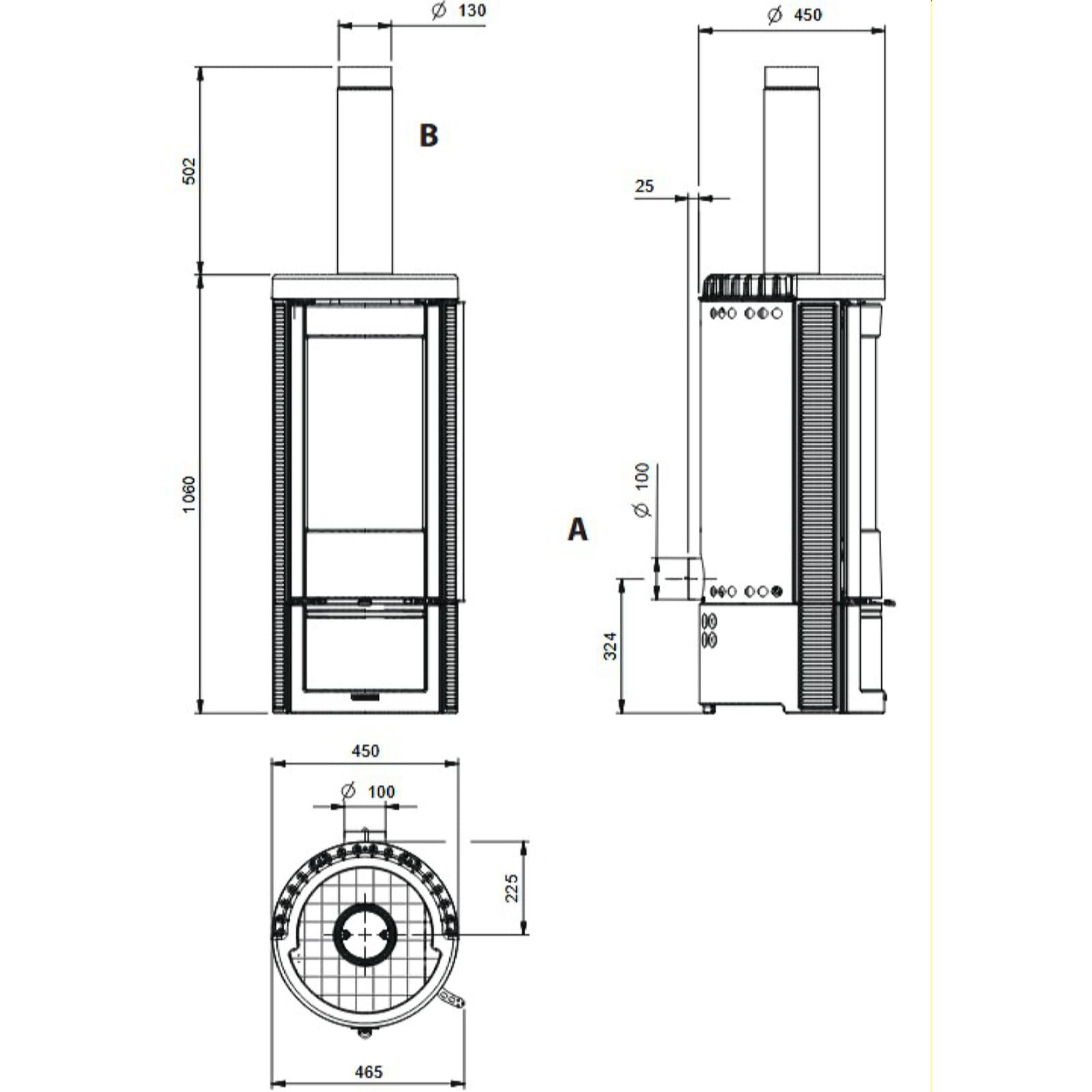 Kaminofen La Nordica Marlena 16 - 7,5 kW