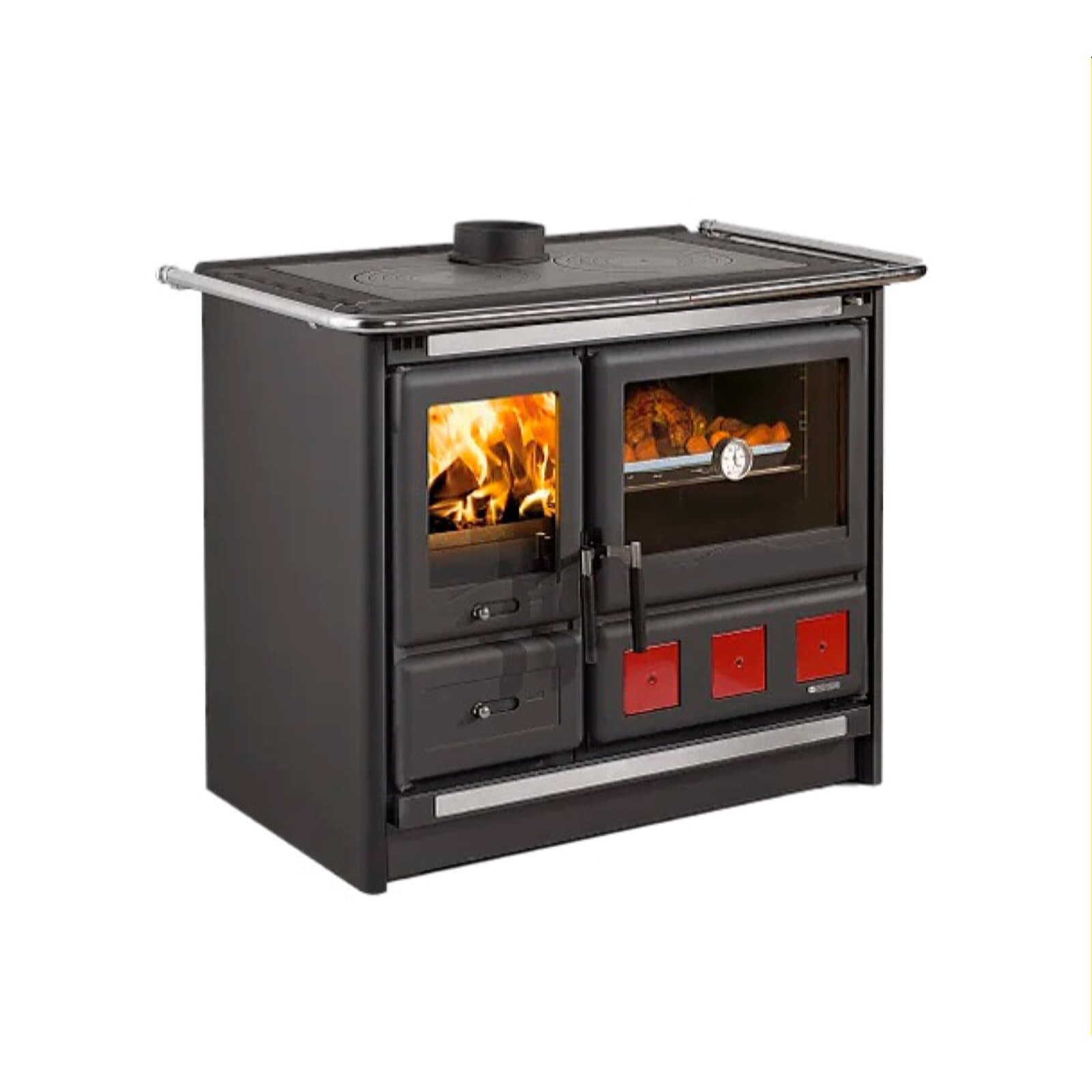 Küchenherd La Nordica Rosa XXL 16 Steel - 10,5 kW - Anthrazit Schwarz