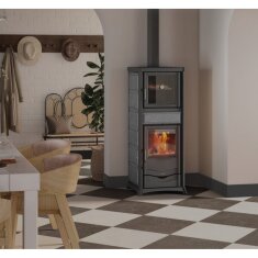 Kaminofen La Nordica Rossella Plus Forno 165 Petra - 9,4...