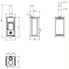 Kaminofen La Nordica Tea 16 - 7 kW