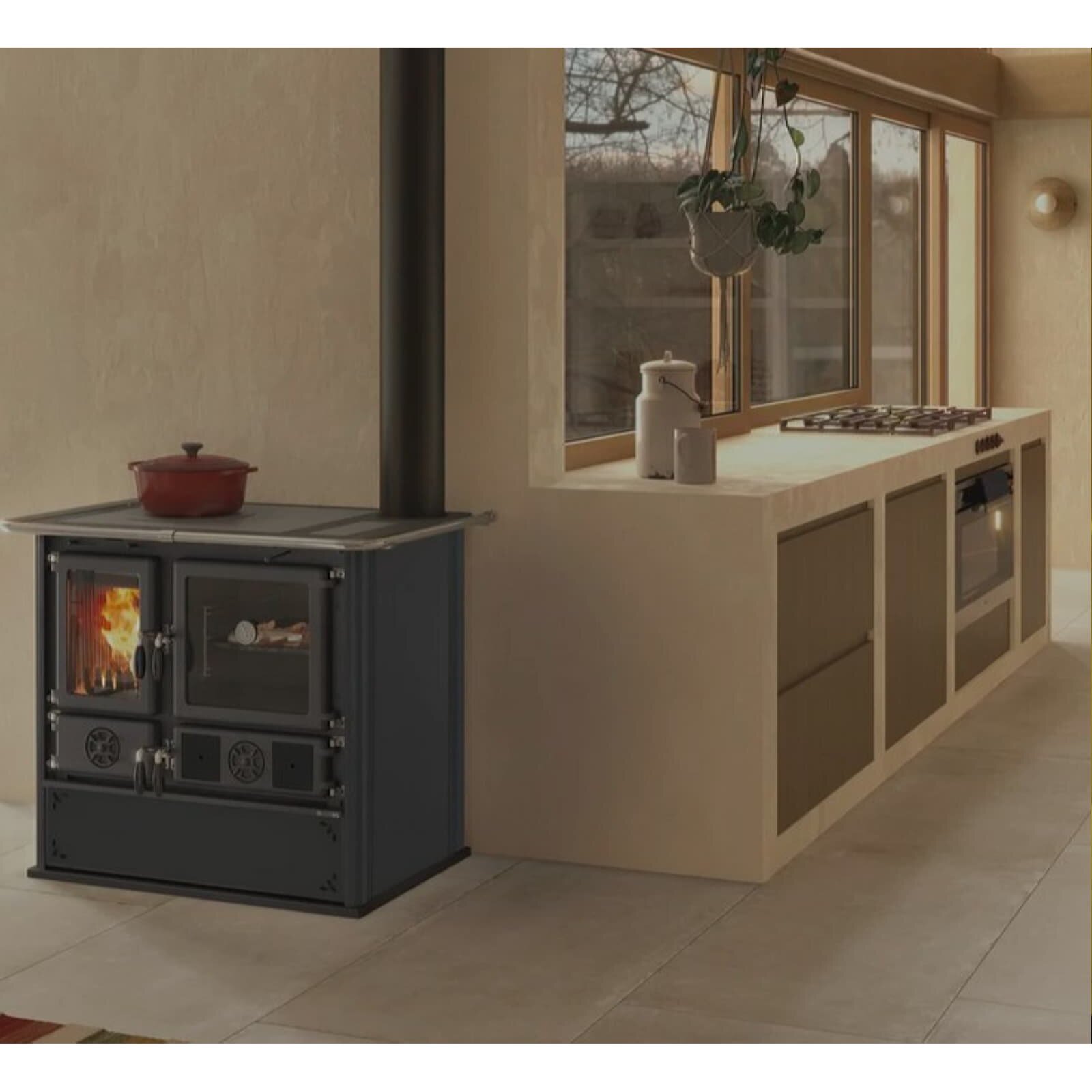 Küchenherd La Nordica Rosa 16 Steel - 8,8 kW