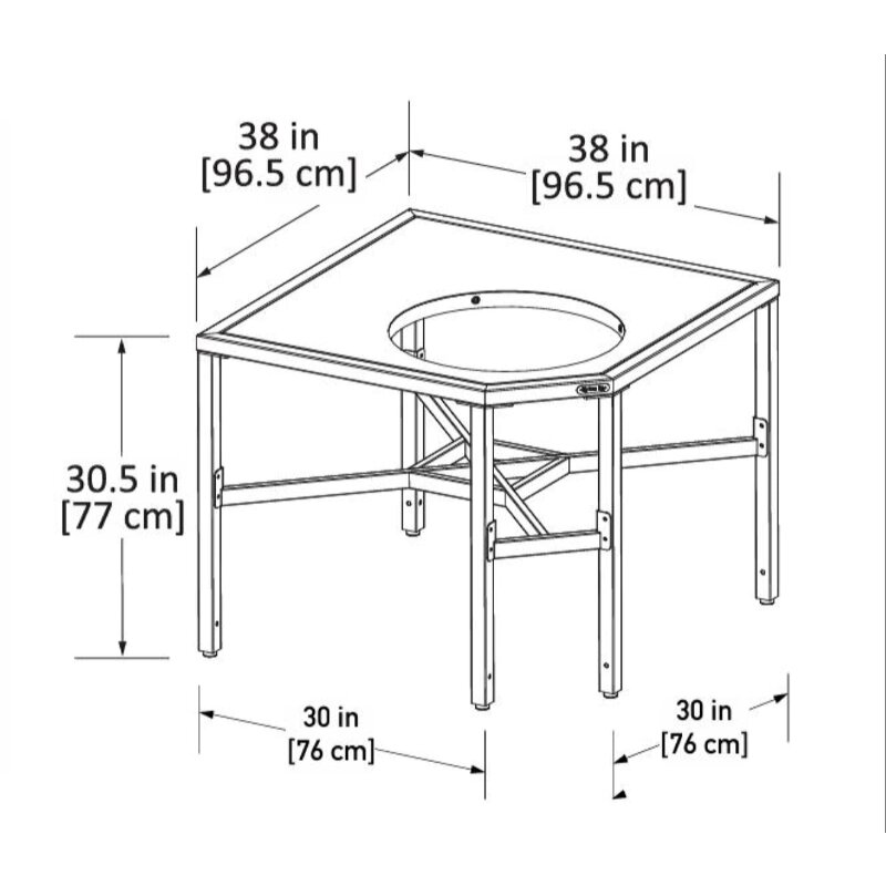 Big Green Egg - Eckmodul Corner EGG Frame für Large