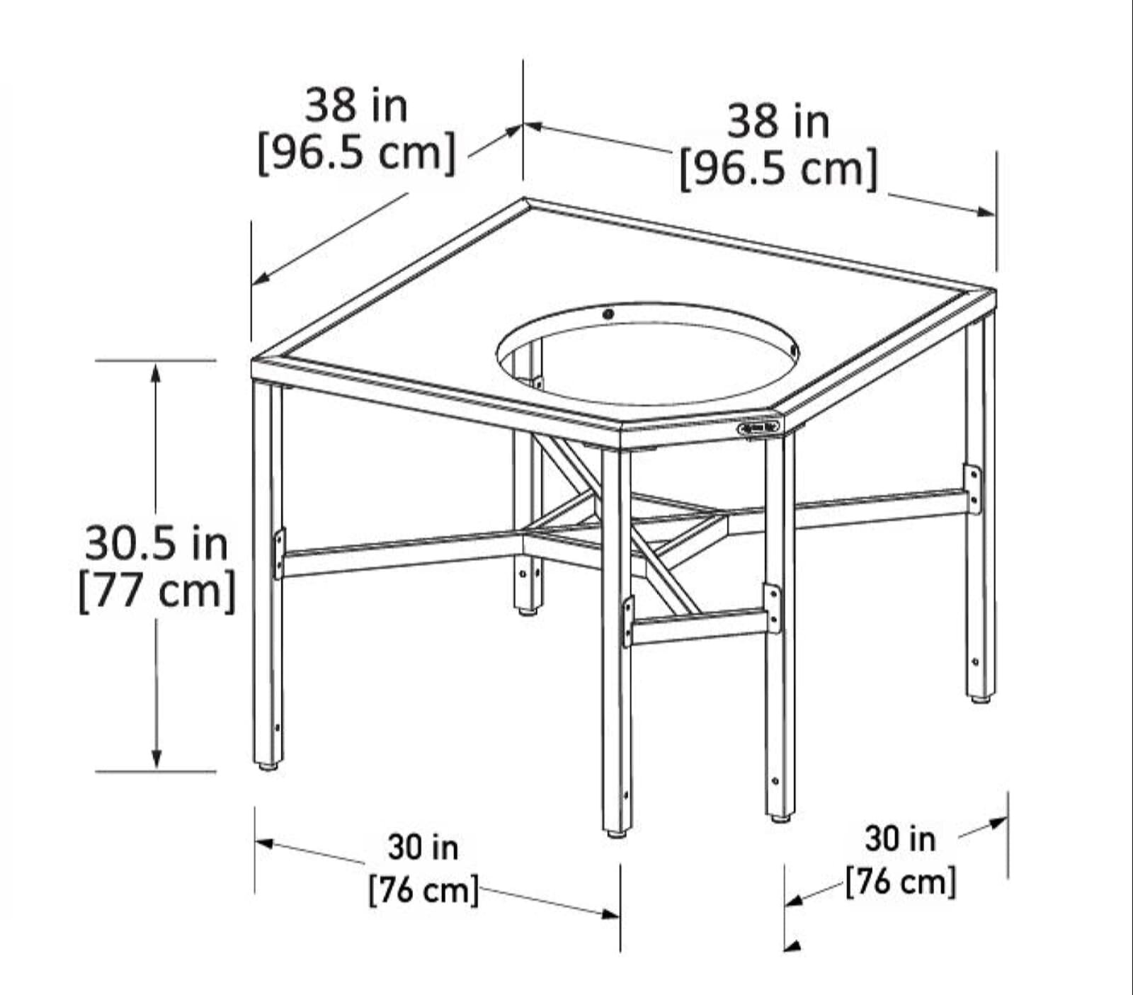 Big Green Egg - Eckmodul Corner EGG Frame für Large