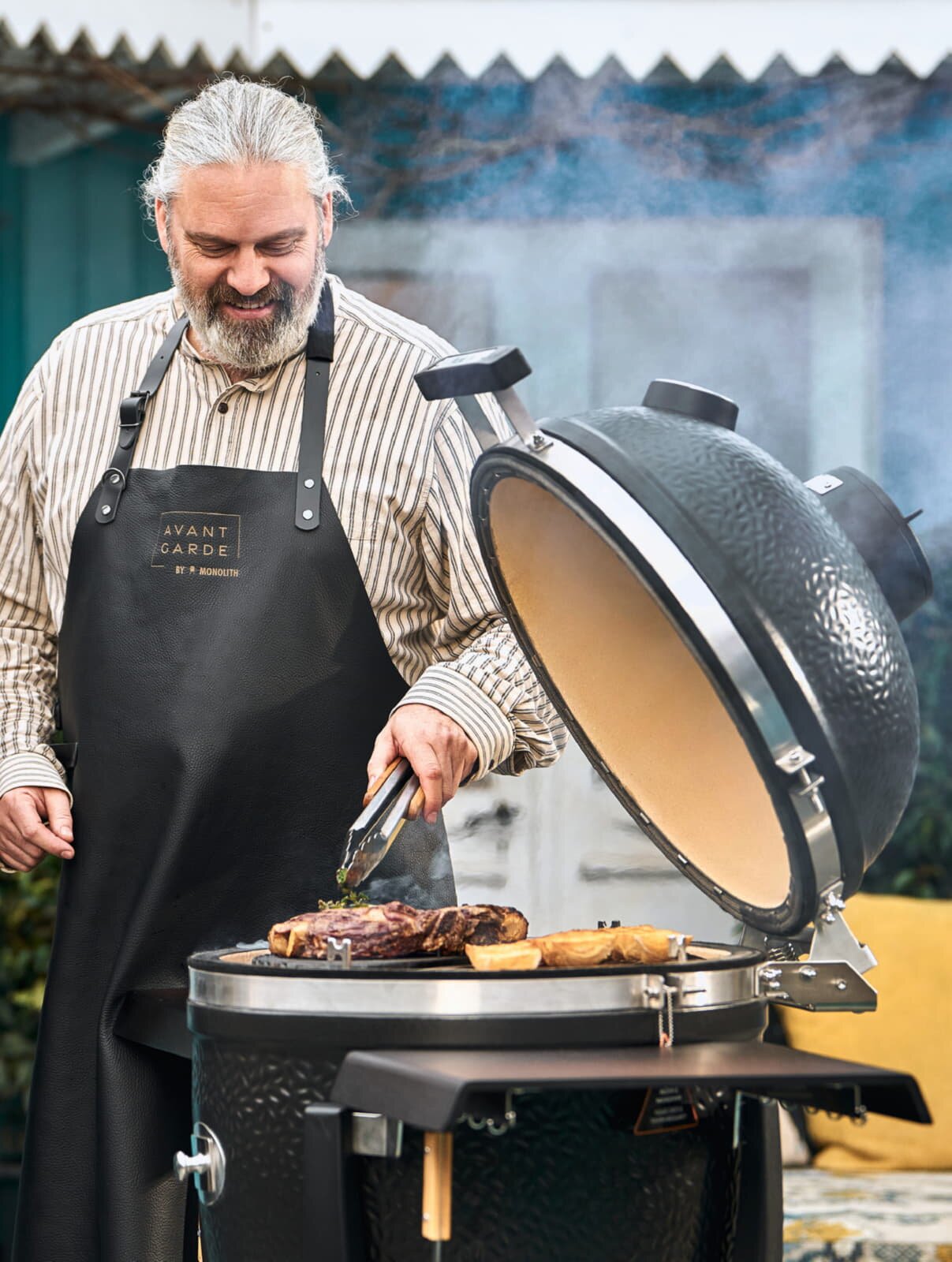 Keramikgrill Monolith Avantgarde.55 (Classic), Schwarz