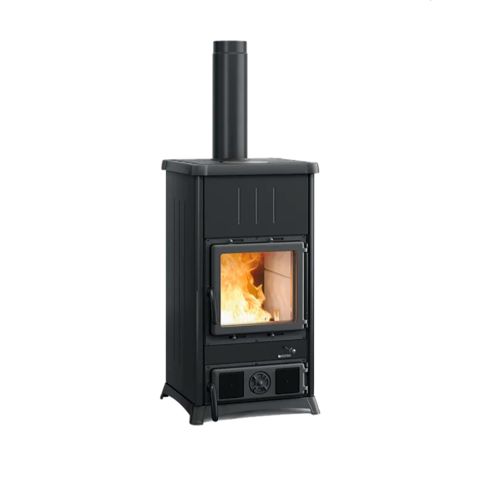 Kaminofen La Nordica Concita 16 Steel - 11,8 kW - Anthrazit Schwarz