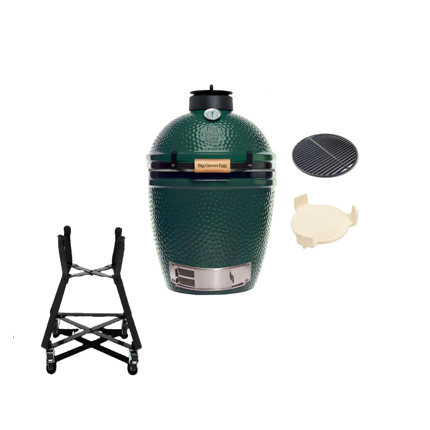 Keramikgrill Big Green Egg - Small Sonderpaket (EGG, Nest, Conveggtor & Gussrost)