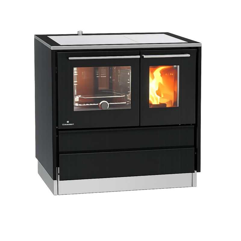 Küchenherd Lohberger - Style 94 Edition - 6 kW - Schwarz