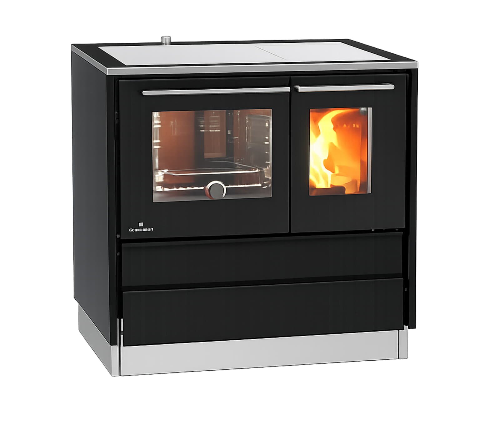 Küchenherd Lohberger - Style 94 Edition - 6 kW - Schwarz