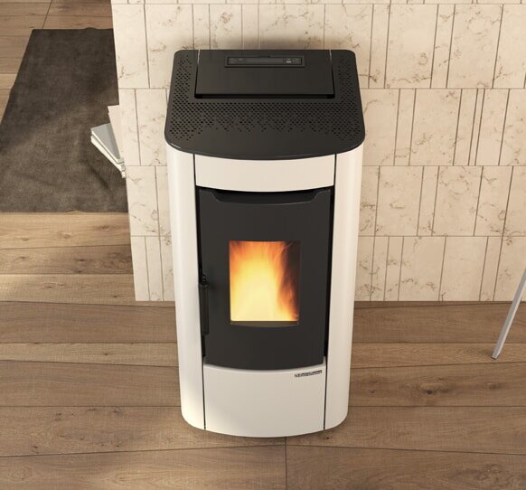 Pelletofen La Nordica Extraflame Prestige Line - Sabry  - 7 kW - Elfenbein - AUSSTELLUNGSSTÜCK